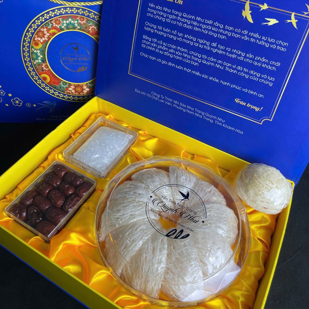 Set yến sào biếu tặng